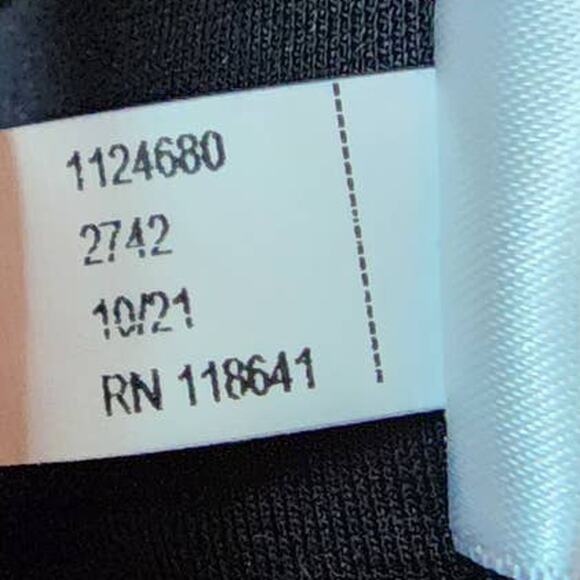 Lane Bryant Twist-Neck Ponte Sheath Black Dress Plus 14 NEW - Picture 9 of 12